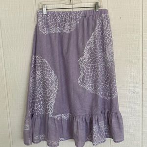 Kealopiko -All Aloha- ‘upena print skirt Size L